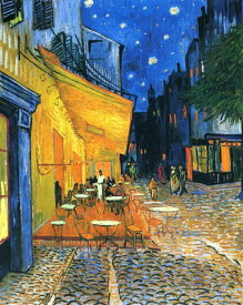 楽天市場 絵画 夜のカフェテラスの通販