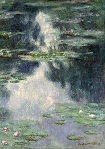 G敗 ǎ|X^[ (͂V[) ytTCYŁz N[hEl @ƒr 1907N Pond with Water Lilies CXG LN K-MON-014S2 (419mm×594mm) { EH[XebJ