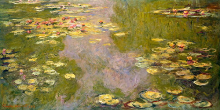 楽天市場 絵画風 壁紙ポスター はがせるシール式 クロード モネ 睡蓮 1919年 Water Lilies メトロポリタン美術館 キャラクロ K Mon 018s1 1154mm 576mm 建築用壁紙 耐候性塗料 インテリア レアルインターショップ