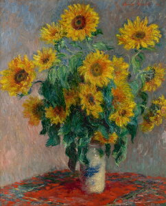 G敗 ǎ|X^[ (͂V[) ytTCYŁz N[hEl Ђ܂ 1881N Bouquet of Sunflowers g|^p LN K-MON-020S1 (585mm×724mm) { EH[Xe