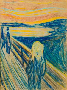 G敗 ǎ|X^[ (͂V[) ytTCYŁz Gh@hEN (pXe) The Scream 1893N ̃t[Y Np LN K-MNC-002S2 (445mm×594mm) { 