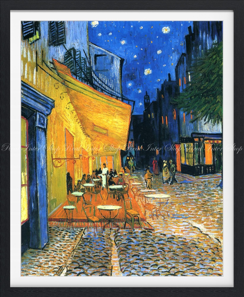 夜のカフェテラス ゴッホ 絵画 - インテリア・家具の人気商品・通販 