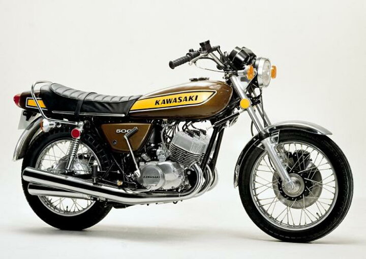 楽天市場 絵画風 壁紙ポスター はがせるシール式 カワサキ 500 Ss H1 マッハ3 茶黄 1975年 伝説のバイク キャラクロ K5ss 019a1 A1版 0mm 585mm 建築用壁紙 耐候性塗料 インテリア レアルインターショップ