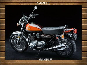 �G�敗 �ǎ��|�X�^�[ (�͂�����V�[����) �J���T�L 900-RS Z1 1972�N �[�b�g���� ���� �o�C�N �y�z������^�g���b�N�A�[�g�z �L�����N�� KKZ1-006SGD1 (787mm×585mm) �����{���� �E�H�[���X�e�b�J�[ ��