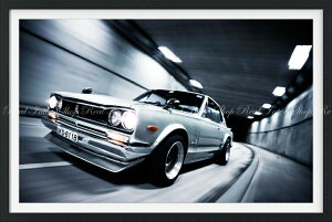 G敗 ǎ|X^[ (͂V[) Y XJCC 2000GT-R  KPGC10^ JX^ nRXJ 1971N yz^gbNA[gz LN C10-022SGF2 (603mm×402mm) { EH[