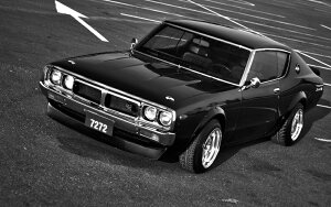 �G�敗 �ǎ��|�X�^�[ (�͂�����V�[����) ���Y �X�J�C���C�� 2000GT-R KPGC110�^ �P������ �_�b�g�T�� 240K 1974�N ���m�N�� �L�����N�� C110-006W1 (���C�h�� 921mm×576mm) �����{���� �E�H�[���X�e�b�J�[ 