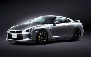 �G�敗 �ǎ��|�X�^�[ (�͂�����V�[����) ���Y GT-R R35 �O���^ 2008�N �V���o�[ �L�����N�� NR35-009W2 (���C�h�� 603mm×376mm) �����{���� �E�H�[���X�e�b�J�[ �����C�|�X�^�[