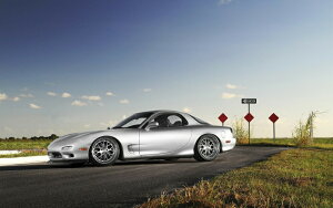 �G�敗 �ǎ��|�X�^�[ (�͂�����V�[����) �}�c�_ RX-7(3���)FD3S�^ �A���t�B�j RX-7 1991�N �V���o�[ �L�����N�� MRX7-009W2 (���C�h�� 603mm×376mm) �����{���� �E�H�[���X�e�b�J�[ �����C�|�X�^�[