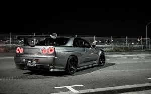 �G�敗 �ǎ��|�X�^�[ (�͂�����V�[����) ���Y �X�J�C���C�� GT-R R34 V�X�y�b�NII Nur 5���GT-R 2002�N NISSAN �L�����N�� NR34-011W1 (���C�h�� 921mm×576mm) �����{���� �E�H�[���X�e�b�J�[ �����C�|�X�^