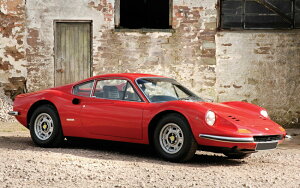�G�敗 �ǎ��|�X�^�[ (�͂�����V�[����) �t�F���[�� �f�B�[�m 246GT 1969�N �s�j���t�@���[�i �L�����N�� F246-003W2 (���C�h�� 603mm×376mm) �����{���� �E�H�[���X�e�b�J�[ �����C�|�X�^�[