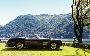 �G�敗 �ǎ��|�X�^�[ (�͂�����V�[����) �t�F���[�� 250GT SWB �X�p�C�_�[ �J���t�H���j�A 1961�N ���B���e�[�W Ferrari �L�����N�� F250-008W1 (���C�h�� 921mm×576mm) �����{���� �E�H�[���X�e�b�J�[ 