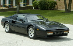 �G�敗 �ǎ��|�X�^�[ (�͂�����V�[����) �t�F���[�� 328GTS �u���b�N 1987�N �L�����N�� F328-002W1 (���C�h�� 921mm×576mm) �����{���� �E�H�[���X�e�b�J�[ �����C�|�X�^�[