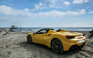 G敗 ǎ|X^[ (͂V[) tF[ 488 GTB XpC_[ CG[ 2015N X[p[J[ LN F488-011W1 (Ch 921mm×576mm) { EH[XebJ[ C|X^[