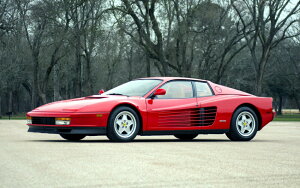 �G�敗 �ǎ��|�X�^�[ (�͂�����V�[����) �t�F���[�� �e�X�^���b�T 1986�N Ferrari �s�j���t�@���[�i �X�[�p�[�J�[ �L�����N�� FTSR-005W1 (���C�h�� 921mm×576mm) �����{���� �E�H�[���X�e�b�J�[ ����