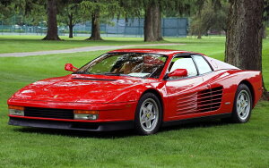 �G�敗 �ǎ��|�X�^�[ (�͂�����V�[����) �t�F���[�� �e�X�^���b�T 1987�N Ferrari �s�j���t�@���[�i �X�[�p�[�J�[ �L�����N�� FTSR-006W1 (���C�h�� 921mm×576mm) �����{���� �E�H�[���X�e�b�J�[ ����