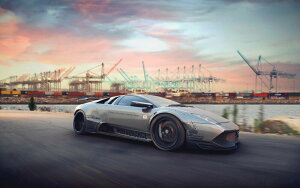 �G�敗 �ǎ��|�X�^�[ (�͂�����V�[����) �����{���M�[�j �����V�G���S LP670-4 SV Liberty Walk �K�����^ 2010�N �X�[�p�[�J�[ �L�����N�� LMCL-002W1 (���C�h�� 921mm×576mm) �����{���� �E�H�[���X�e�b�J
