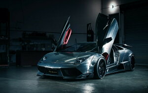 �G�敗 �ǎ��|�X�^�[ (�͂�����V�[����) �����{���M�[�j �����V�G���S LP670-4 SV Liberty Walk ���^���b�N 2010�N �X�[�p�[�J�[ �L�����N�� LMCL-005W2 (���C�h�� 603mm×376mm) �����{���� �E�H�[���X�e�b