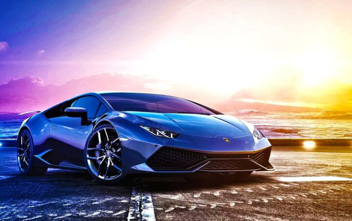 楽天市場 絵画風 壁紙ポスター はがせるシール式 ランボルギーニ ウラカン Lp 610 4 青メタリック キャラクロ Lhrc 006w2 ワイド版 603mm 376mm 建築用壁紙 耐候性塗料 インテリア レアルインターショップ