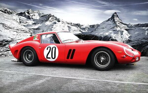 G敗 ǎ|X^[ (͂V[) tF[ 250 GTO 1962N  jōz LN F25G-001W2 (Ch 603mm×376mm) { EH[XebJ[ C|X^[