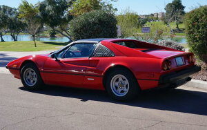 G敗 ǎ|X^[ (͂V[) tF[ 308 GTS XpC_[ 1977N X[p[J[ LN F308-001W2 (Ch 603mm×376mm) { EH[XebJ[ C|X^[