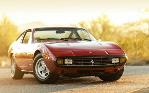 �G�敗 �ǎ��|�X�^�[ (�͂�����V�[����) �t�F���[�� 365 GTC-4 �� 1972�N ���� �X�|�[�c�J�[ �L�����N�� F365-001W2 (���C�h�� 603mm×376mm) �����{���� �E�H�[���X�e�b�J�[ �����C�|�X�^�[