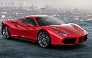 �G�敗 �ǎ��|�X�^�[ (�͂�����V�[����) �t�F���[�� 488GTB ���b�h �s��̖�i �L�����N�� F488-003W1 (���C�h�� 921mm×576mm) �����{���� �E�H�[���X�e�b�J�[ �����C�|�X�^�[