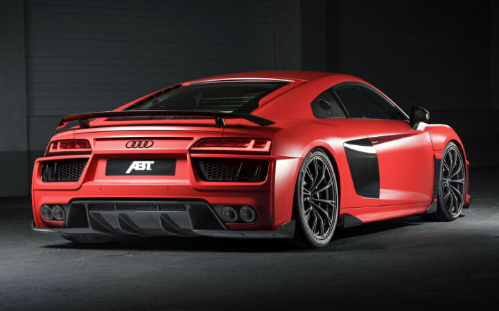 楽天市場 絵画風 壁紙ポスター はがせるシール式 アウディ R8 V10 Plus Abt Sportsline 17年 レッド Audi キャラクロ Adr8 011w2 ワイド版 603mm 376mm 日本製 ウォールステッカー お風呂ポスター レアルインターショップ