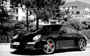 �G�敗 �ǎ��|�X�^�[ (�͂�����V�[����) �|���V�F 911 GT4 991�^ 2012�N �u���b�N �L�����N�� P991-004W2 (���C�h�� 603mm×376mm) �����{���� �E�H�[���X�e�b�J�[ �����C�|�X�^�[