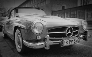 G敗 ǎ|X^[ (͂V[) ZfX xc 190SL [hX^[ 1957N LN M19L-001W2 (Ch 603mm×376mm) { EH[XebJ[ C|X^[