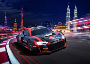 G敗 ǎ|X^[ (͂V[) AEfB R8 LMS Jbv 2017N Audi LN ADLM-003A1 (A1 830mm×585mm) { EH[XebJ[ C|X^[