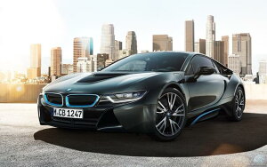 G敗 ǎ|X^[ (͂V[) BMW i8 I12 2015N ubN vOCnCubhEX[p[J[ LN BMI8-008W2 (Ch 603mm×376mm) { EH[XebJ[ C|