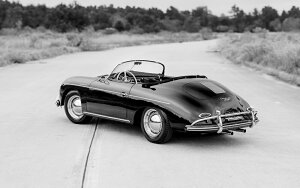 �G�敗 �ǎ��|�X�^�[ (�͂�����V�[����) �|���V�F 356A 1600 �X�s�[�h�X�^�[ 1958�N �u���b�N ���m�N�� �L�����N�� P356-013WM1 (���C�h�� 921mm×576mm) �����{���� �E�H�[���X�e�b�J�[ �����C�|�X�^�[