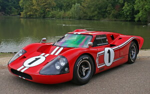 �G�敗 �ǎ��|�X�^�[ (�͂�����V�[����) �t�H�[�h GT40 �}�[�N4 Mk.4 1967�N GT�J�[ �L�����N�� FGT4-006W2 (���C�h�� 603mm×376mm) �����{���� �E�H�[���X�e�b�J�[ �����C�|�X�^�[