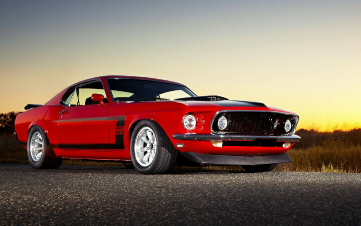 楽天市場 絵画風 壁紙ポスター はがせるシール式 フォード マスタング Boss 302 1969年 レッド 夕焼け キャラクロ Fmtg 017w2 ワイド版 603mm 376mm 建築用壁紙 耐候性塗料 インテリア レアルインターショップ