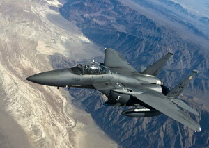 G敗 ǎ|X^[ (͂V[) 퓬@ F-15E XgCNC[O ċR {[CO _OX LN UAFT-001A1 (A1 830mm×585mm) { EH[XebJ[ C|X^[