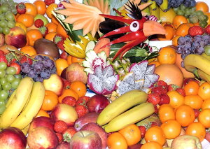 �G�敗 �ǎ��|�X�^�[ (�͂�����V�[����) �ɂ��₩�ȃt���[�c���� �ʕ� ���k�n �I�����W �g���s�J�� �ʕ� �L�����N�� FFRT-017A2 (A2�� 594mm×420mm) �����{���� �E�H�[���X�e�b�J�[ �����C�|�X�^�[