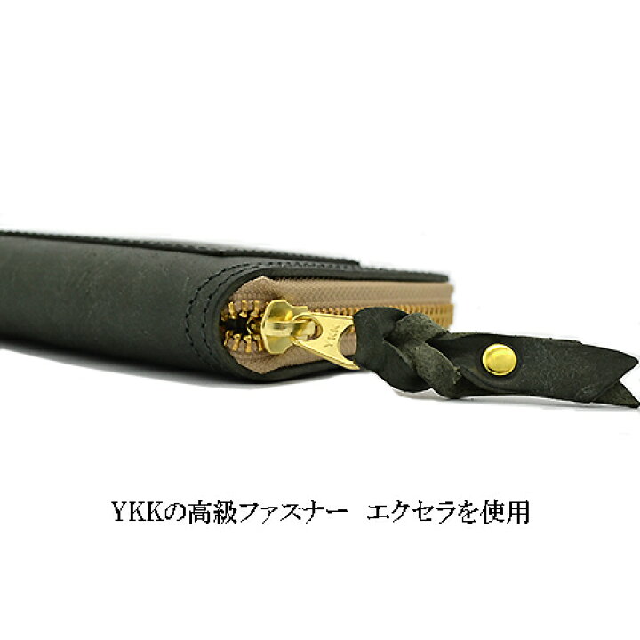 楽天市場】縦型 ミドルサイズ ラウンドファスナー 二つ折り財布 Real 