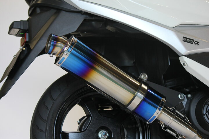 楽天市場】バーグマンストリート125EX バイクマフラー 8BJ-EA23 S346 