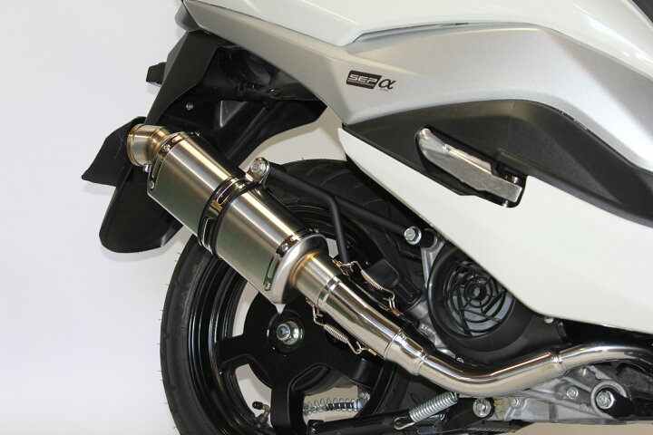 楽天市場】HMS バーグマンストリート125EX バイクマフラー 8BJ-EA23M 