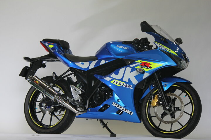 楽天市場】Realize GSX-R125 バイクマフラー 8BJ-DL32D 22Racing SUS 