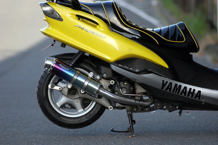 楽天市場】Realize マジェスティ125 バイクマフラー 5CA キャブ車・FI 