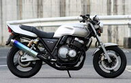 Realize CB400SF バイクマフラー NC31 NC39 Aria アリア チタン スラッシュタイプ (TypeS) マフラー リア…