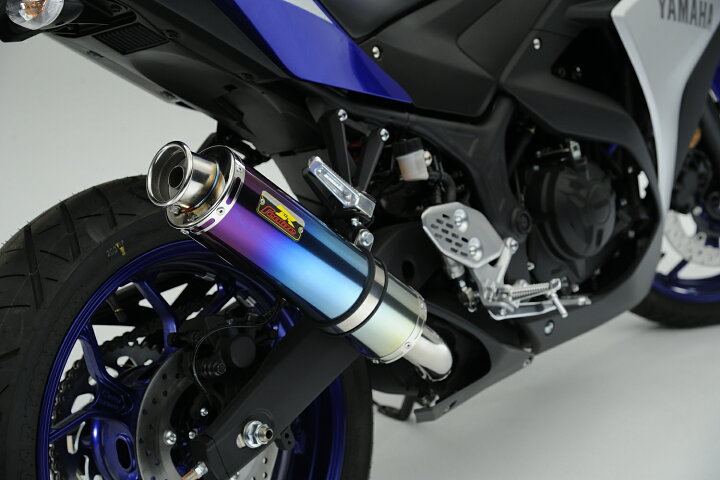 楽天市場】Realize YZF-R25 YZF-R3 バイクマフラー JBK-RG10J EBL 