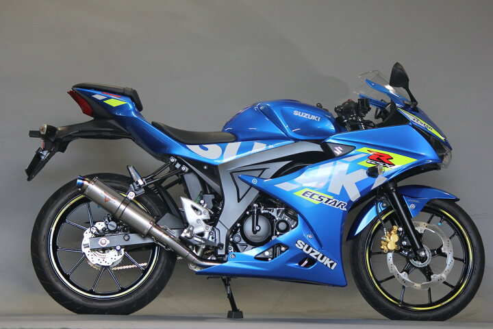 楽天市場】GSX-R125 バイクマフラー 8BJ-DL32D スパルタ チタン 