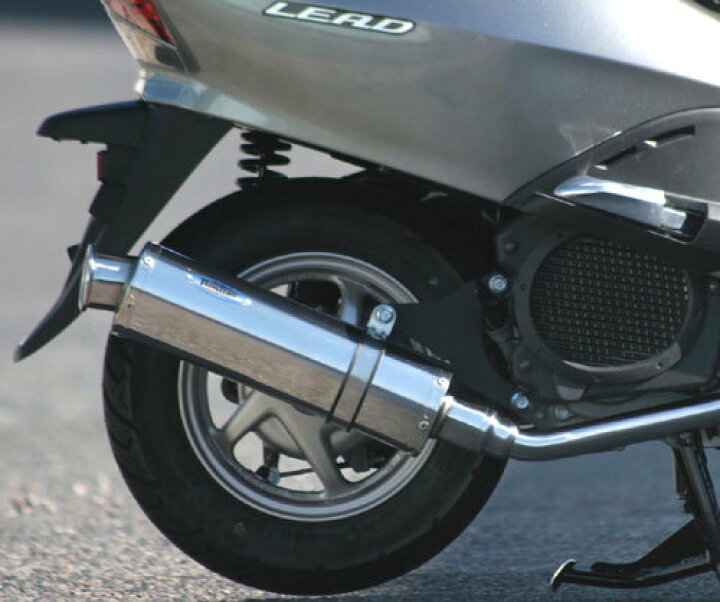楽天市場】Realize リード110 バイクマフラー EBJ-JF19 22Racing SUS 