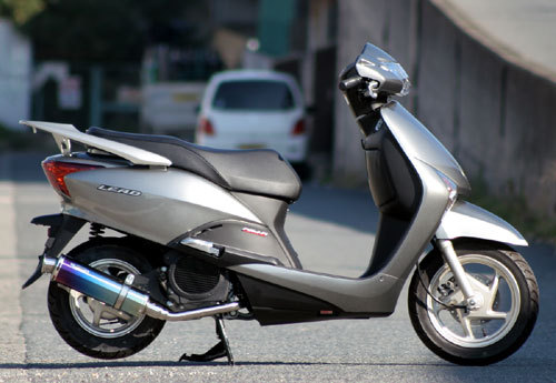 Realize (リアライズ) ホンダ リード110 (EBJ-JF19) 2008年～2009年モデル対応 バイクマフラー 22Racing Ti  チタン マフラー LEAD110 | バリエンテ　楽天市場店