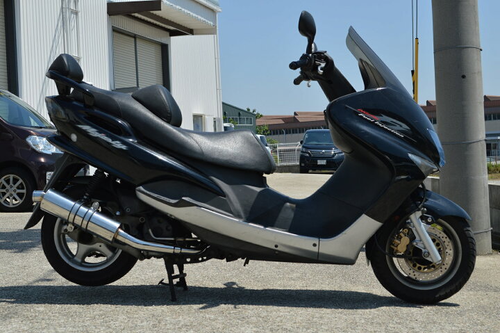 楽天市場】HMS ヤマハ マジェスティ125 (5CA) バイクマフラー (キャブ 