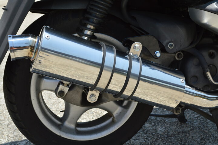 楽天市場】HMS ヤマハ マジェスティ125 (5CA) バイクマフラー (キャブ 
