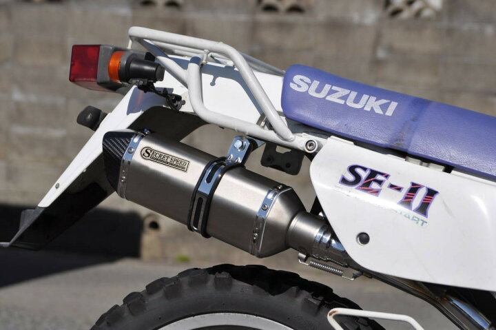 楽天市場】ジェベル200 SX200 バイクマフラー ドライカーボン モタード 