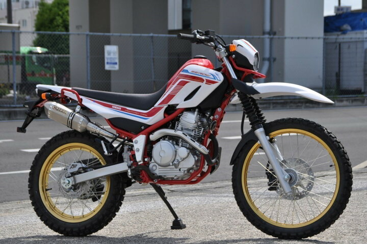 楽天市場】セロー250 トリッカー バイクマフラー XT250X ソリッド 